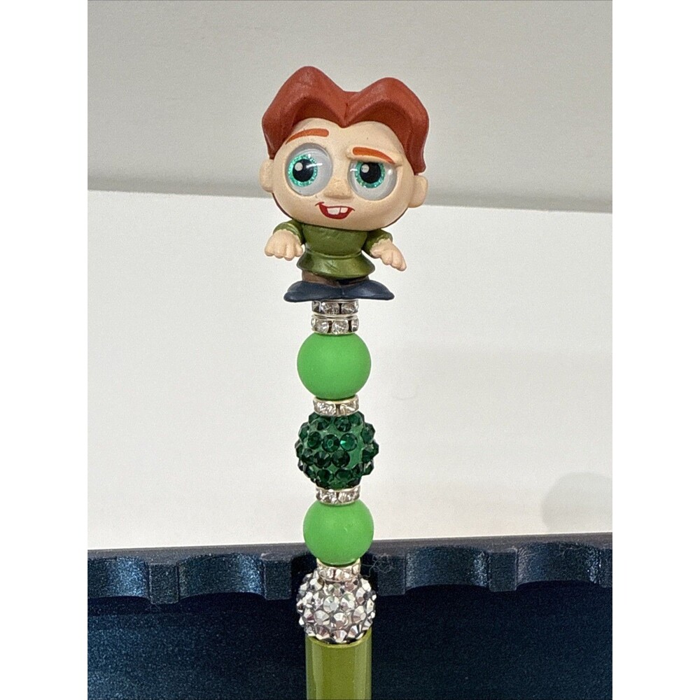 Disney Doorable Beaded Green Writing Pen The Hunchback From Notre Dame Ink Pen